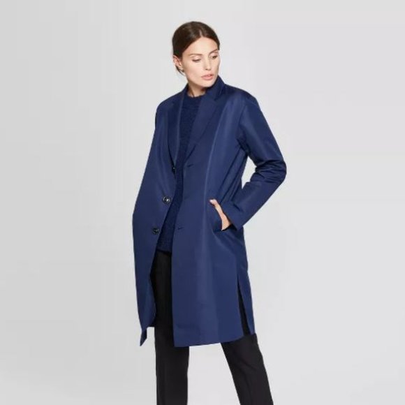 Long Sleeve Trench Coat - 74-460 - Picture 3 of 7
